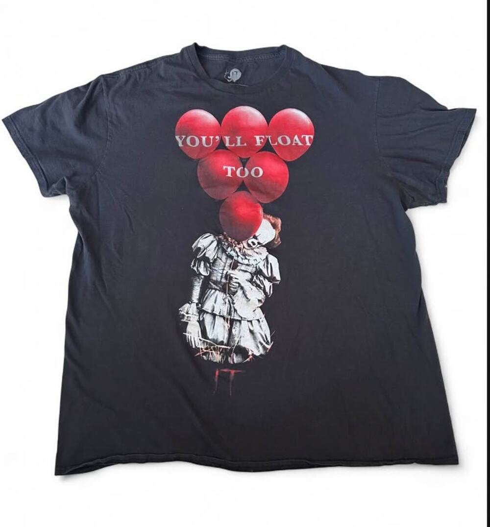 IT Pennywise 'You'll Float Too' Graphic T-Shirt Size XL